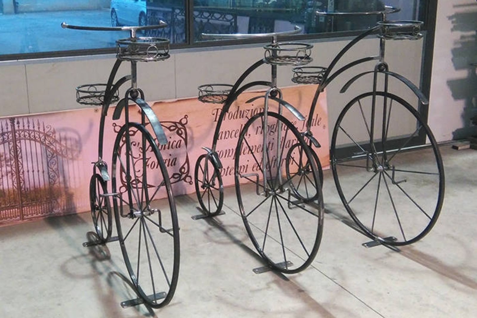 bici in ferro l' antica forgia manduria